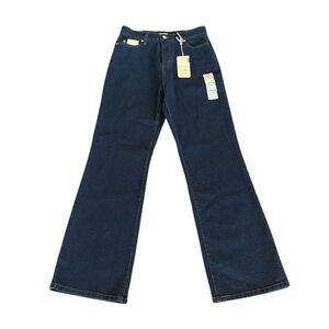 Levi's 512 Perfectly Slimming Flare Leg Bootcut Dark Wash Blue Jeans Size 10 NWT